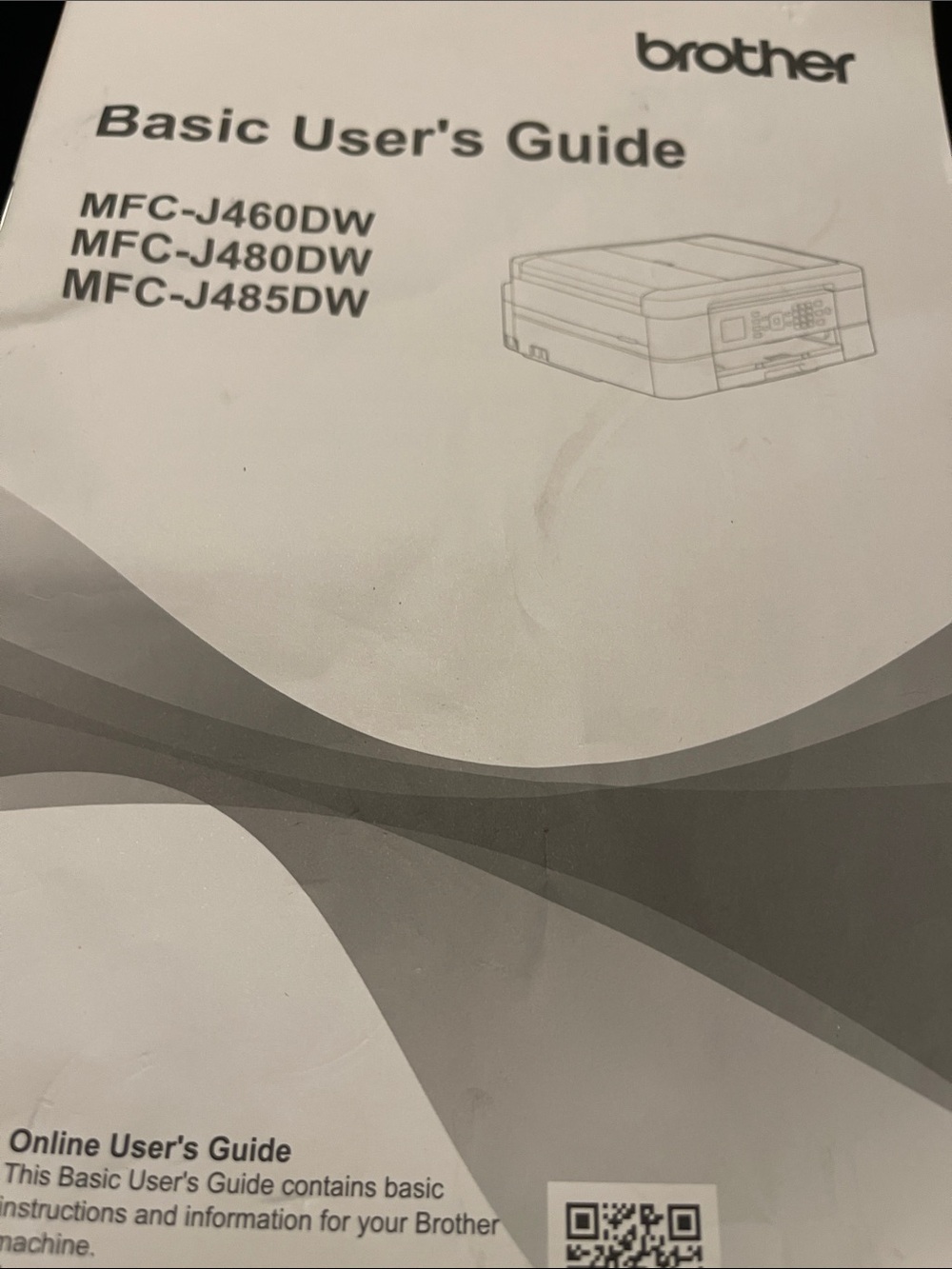New-Lot of 2-Brother printer basic User Guide - all pages. No writing in them.